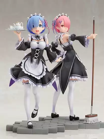 Rem Remram Life in a Different World from Zero Twin Sisters Emilia Figure Anime Merchandise