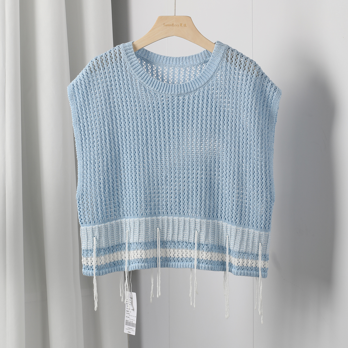 2025夏季新款镂空圆领背心吊带