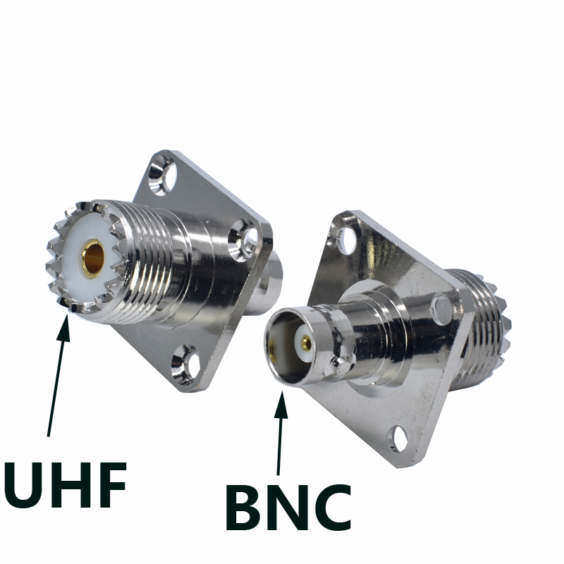 UHF母头转BNC母转接头
