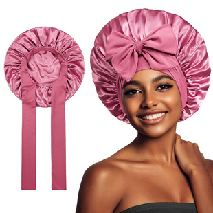 Satin Bonnet Silk Bonnet Bonne For Sleeping Hair Bonnet With