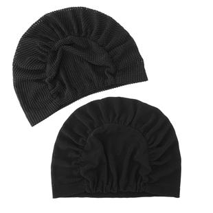 镂空丝滑四季款帽子回民时尚头巾包头冷帽套头帽透气民族帽包头帽