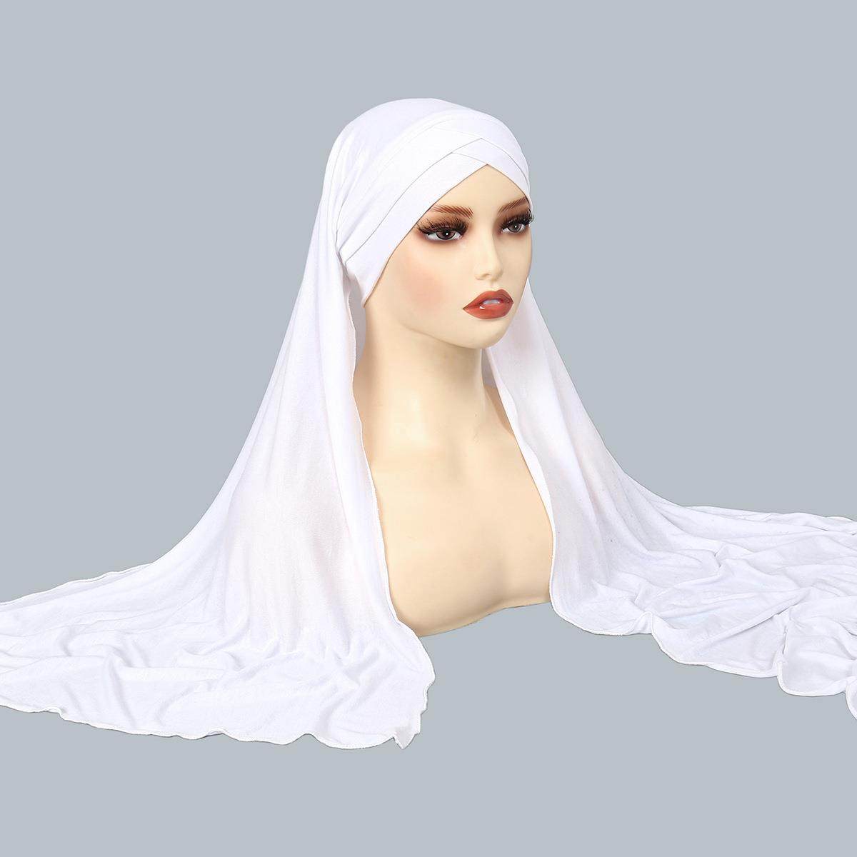 新款女士额头交叉丝光棉头巾帽围巾套头帽,饰品/流行首饰/时尚饰品新,发饰,淘宝优惠券,粉丝福利购,淘宝优惠卷