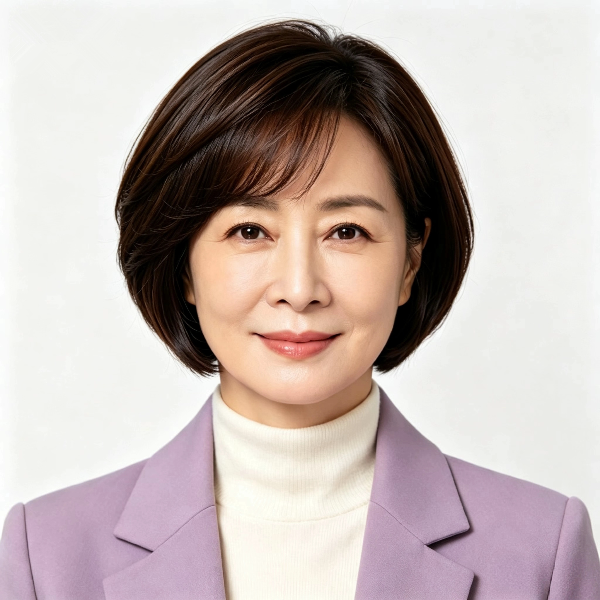 中老年真发波波头整顶假发减龄