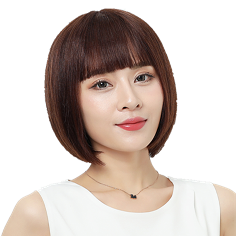 波波bobo头自然风网红假发女短发