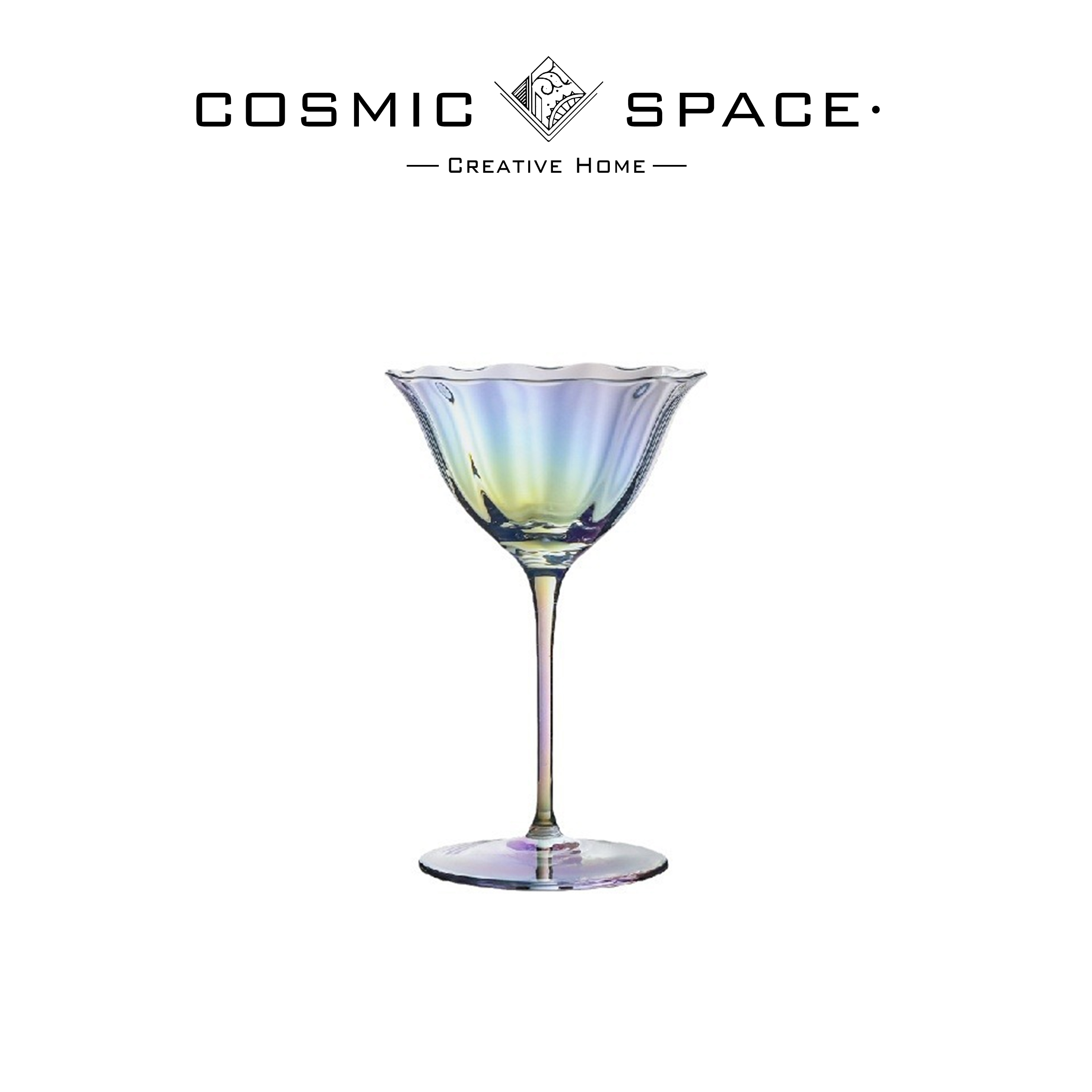 复古花瓣鸡尾酒杯酒吧专用超薄红