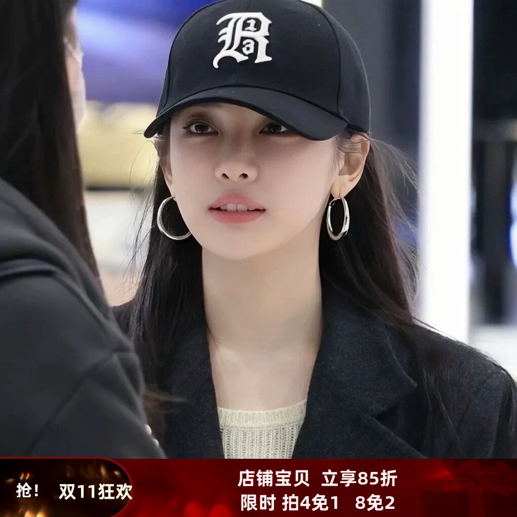 欧美风C形大圈蚊香盘耳夹圆圈网红同款个性 耳钉女无耳洞耳饰