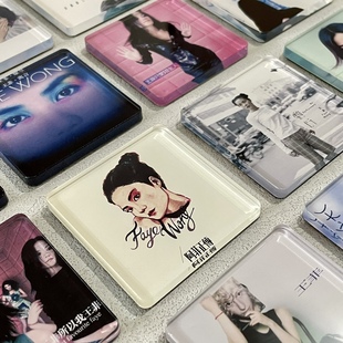 王菲专辑亚克力磁吸冰箱贴只爱陌生人王靖雯唱游阿菲正传迷你王菲