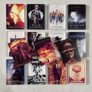 奥本海默磁吸亚克力冰箱贴诺兰原子弹之父电影周边礼品可定制