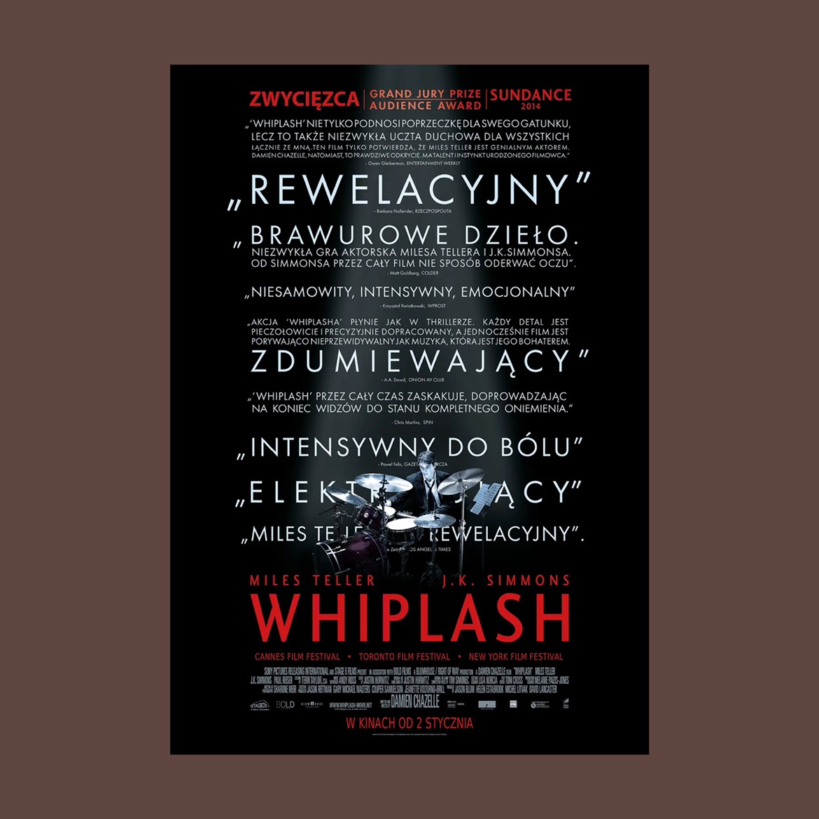 爆裂鼓手电影海报豆瓣高分电影励志装饰画单身公寓学生用礼品礼物