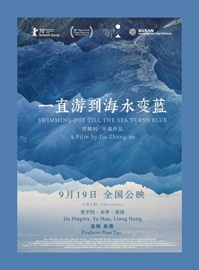 一直游到海水变蓝电影海报贾樟柯导演余华贾平凹装饰画单身公寓