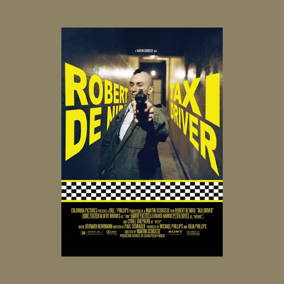 出租车司机/电影海报/罗伯特德尼罗/are you talking to me?