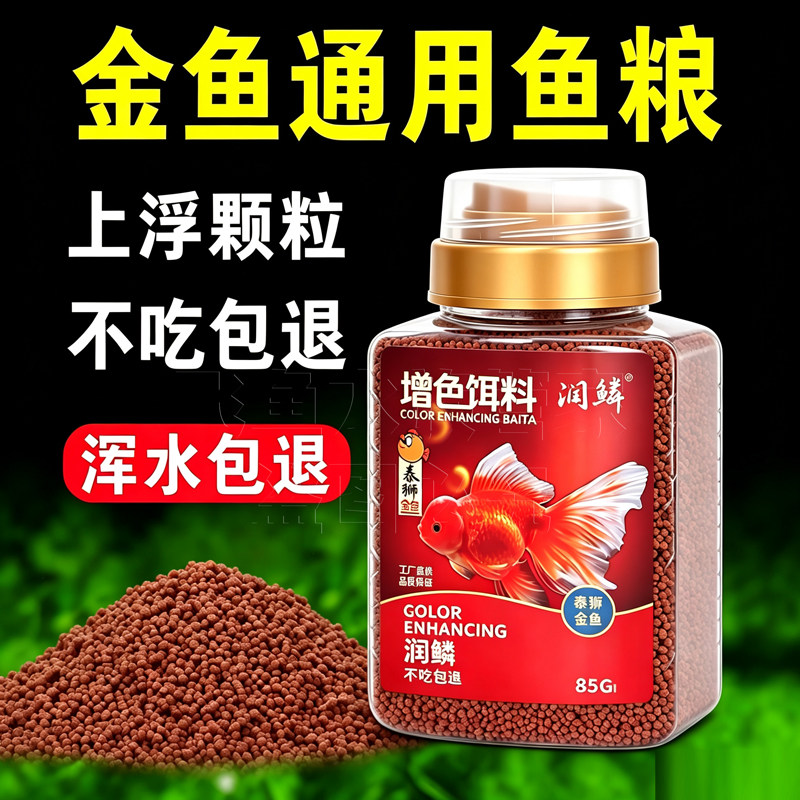 润鳞泰狮金鱼专用饲料
