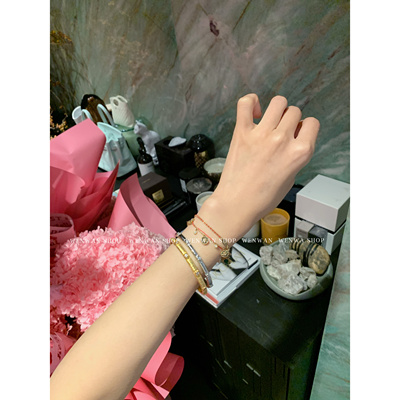WENWAN【布挈风手镯】拉丝太阳花微镶锆石清冷感超闪满圈排钻手饰