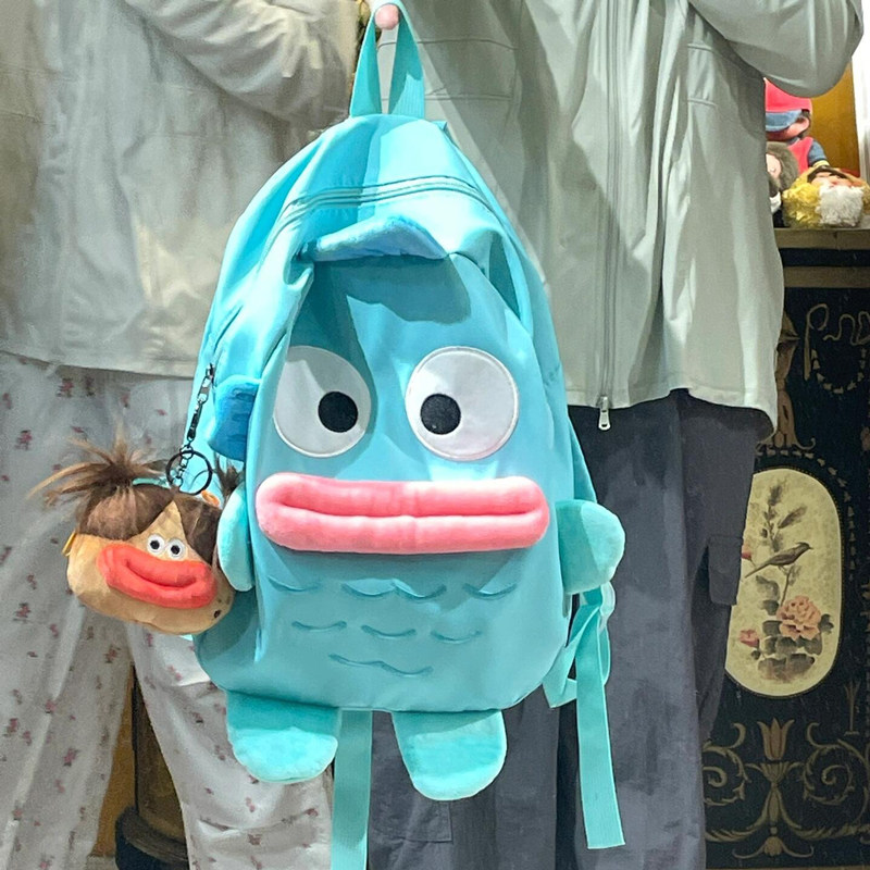 可爱卡通动漫百搭小丑鱼丑萌双肩包中学生书包个性搞怪大学生背包