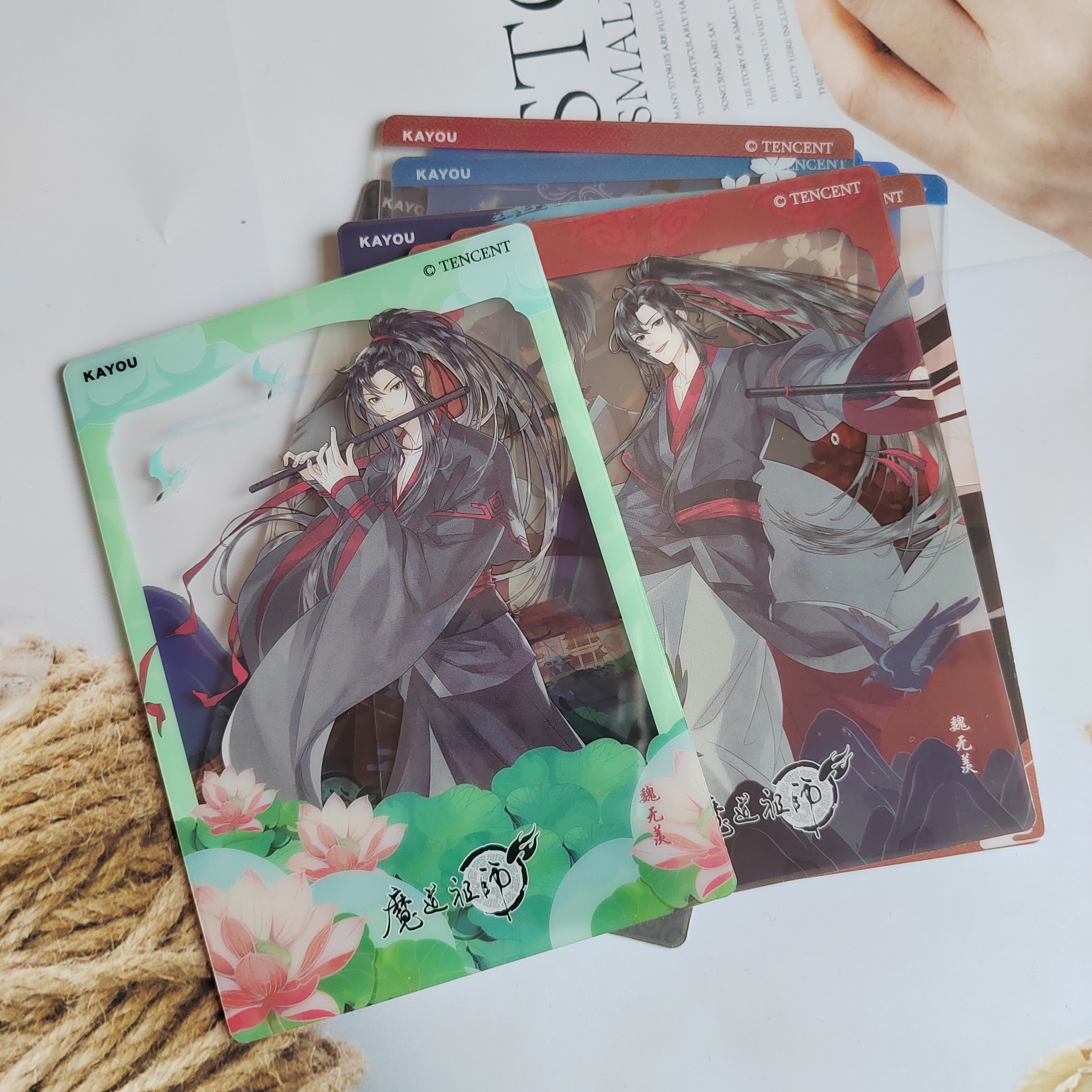 卡游魔道祖师相片卡正版