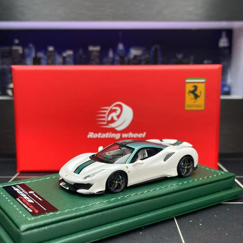 现货【雨版】RW1：64法拉利488pista树脂法拉力限量版汽车模型