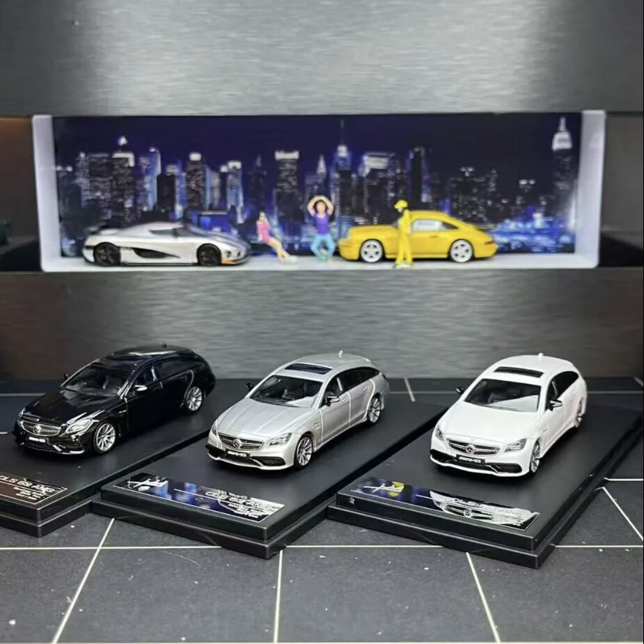 【李先生】KING Model 1:64 奔驰旅行车 CLS63合金汽车模型