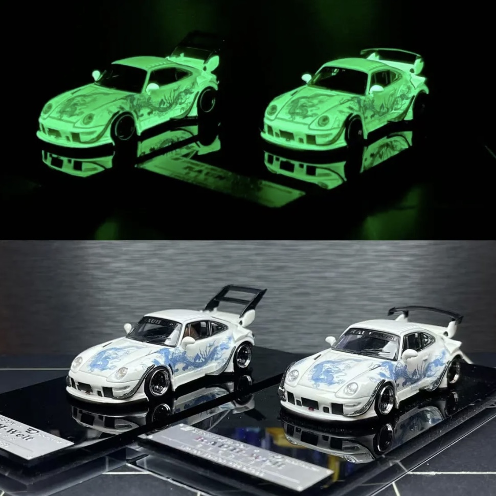 【李先生】SW 1：64保时捷911 RWB 993合金限量收藏汽车模型