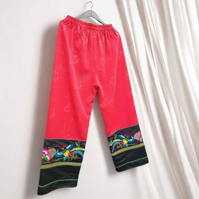 湘西绣花民族风少数民族服装女裤子传统服饰
