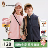 男童保暖立领坎肩女童上衣 新款 暇步士童装 儿童摇粒绒马甲春秋季