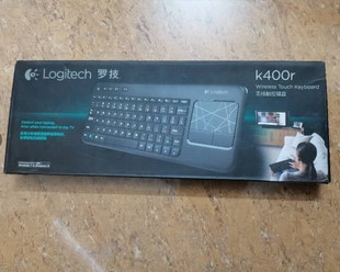 优联六通接收器 无线键盘多媒体无线触控键盘 罗技K400R Logitech