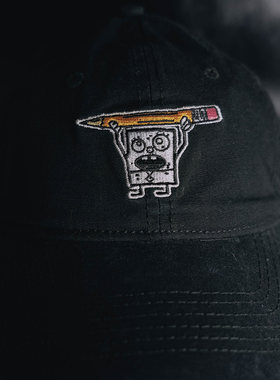 海绵宝宝SpongeBob 刺绣休闲弯沿帽嘻哈棒球帽百搭派大星