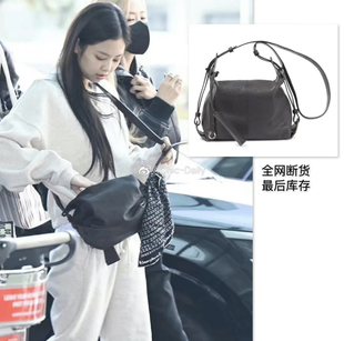 等补货 代lemaire灰色折叠包相机包单肩包 预正品 Jennie同款