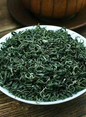 春果绿茶特级蒙山绿毛峰2025新茶叶蒙顶山茶浓香型散装素茶500g