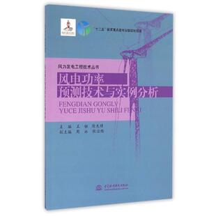 【正版包邮】 风电功率预测技术与实例分析 王桓,徐龙博,郑源 等 编 中国水利水电出版社