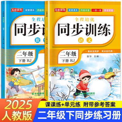 2026春新二年级上下册同步练习册