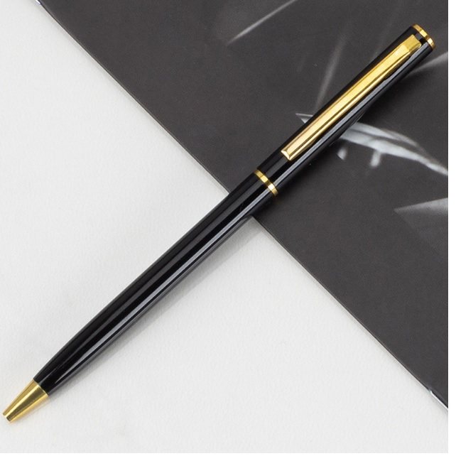 12支包邮116mm长度高士金属圆珠笔芯0.7黑蓝色签字笔芯子弹头