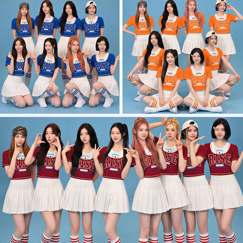 学生运动会开幕式入场团体啦啦操健美操表演服成人拉拉队演出服装