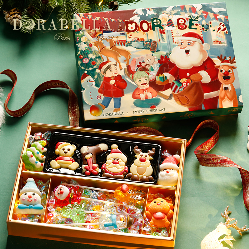 比利时进口巧克力礼盒送女生朋友男孩儿童糖果零食圣诞节限定礼物