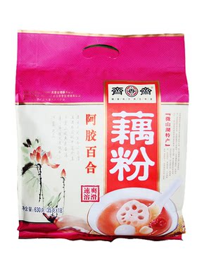 齐香斋阿胶百合藕粉红枣代餐速食