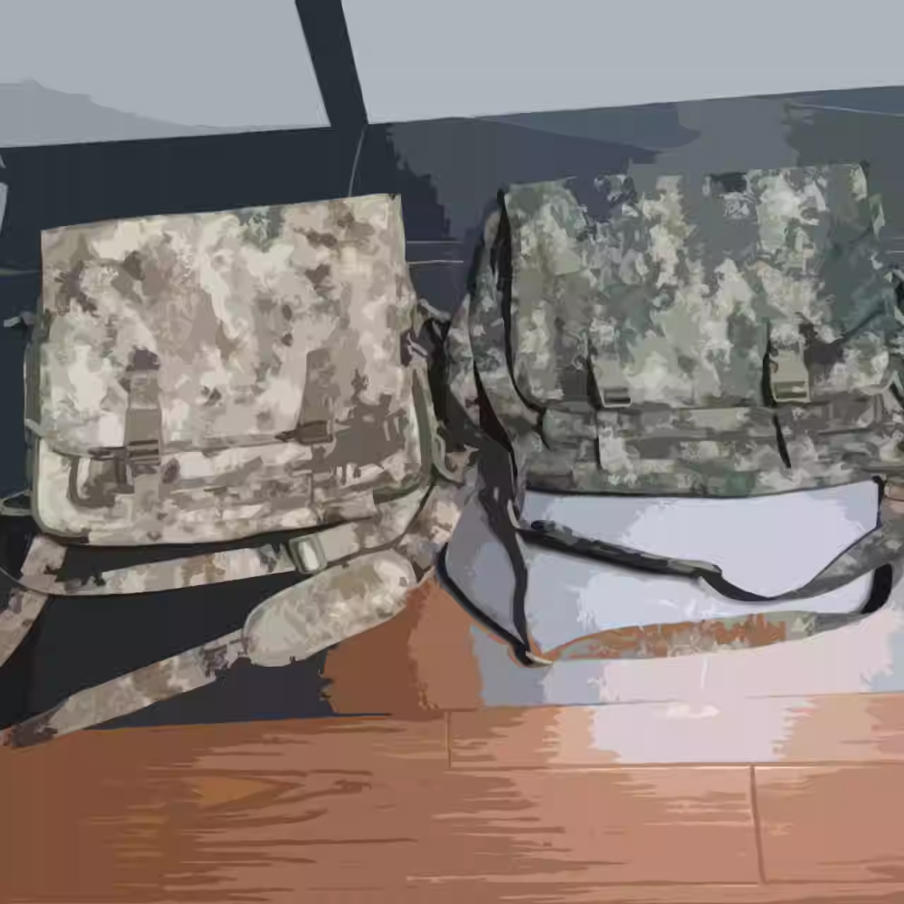 德克施迷彩指挥作业包防水多功能