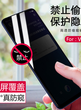 适用VIVO Y100i Y78 Y37 S30PROMINI S18E X200PROMINI Y52S IQOOZ5 NEO9高透防偷窥X60手机全屏钢化膜批发
