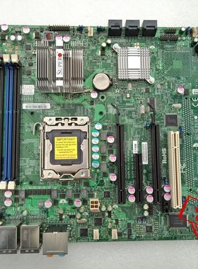 原装超微 C7X58 单路LGA1366针 I7 工作站主板 双显卡插槽 现货