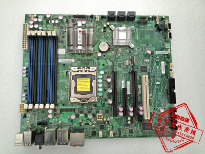 原装超微 C7X58 单路LGA1366针 I7 工作站主板 双显卡插槽 现货