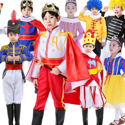 王子侍卫大臣国王皇帝新装表演出衣服睡美人白雪公主裙欧式骑士