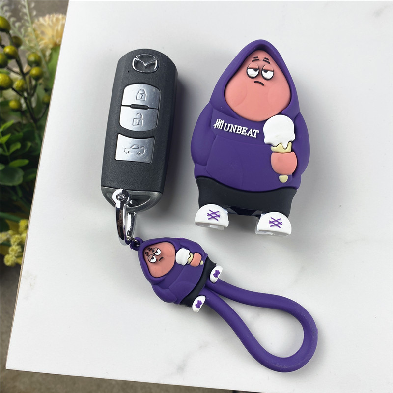 适用于马自达汽车钥匙套昂克赛拉3阿特兹6睿翼cx4包cx5壳cx9扣