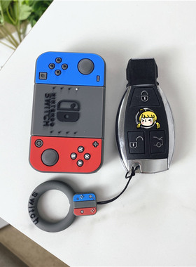 适用于奔驰汽车钥匙套卡通A级C级C200E200A200LC260CLA180游戏机