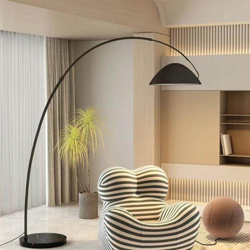 轻奢北欧极简现代创意沙发边立式台灯落地灯高级感装饰客厅钓鱼灯