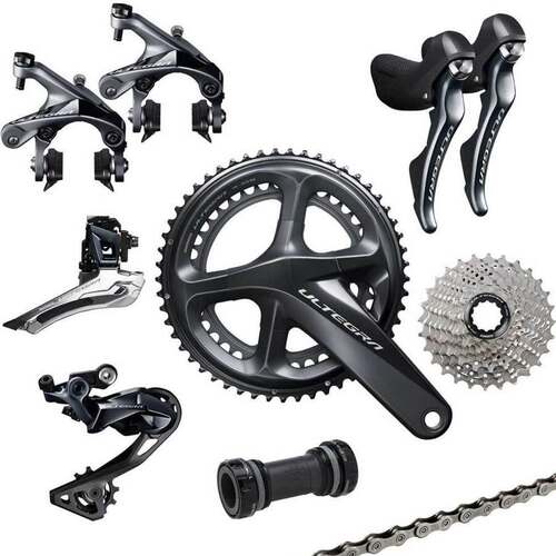 SHIMANO R8000套件公路车套件22速 R8020套件R8000牙盘/飞轮/夹器