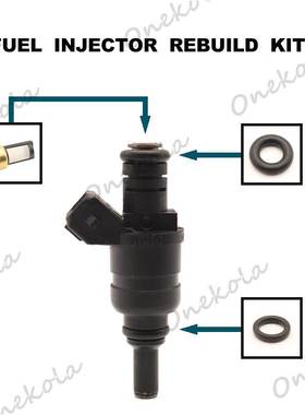 喷油嘴O型圈密封圈滤网修理包 M54E46 E39 320 325 328 1427240