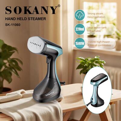 跨境SOKANY11060挂烫机家用小型手持式熨刷HAND HELD STEAMER
