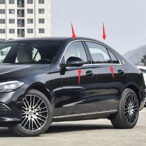适用于奔驰C级C180LC200LC260L车窗饰条车门亮条玻璃外压条W205