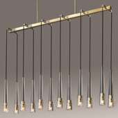 全铜后现代水晶吊灯简约设计师别墅客厅餐厅卧室书房吧台轻奢吊灯