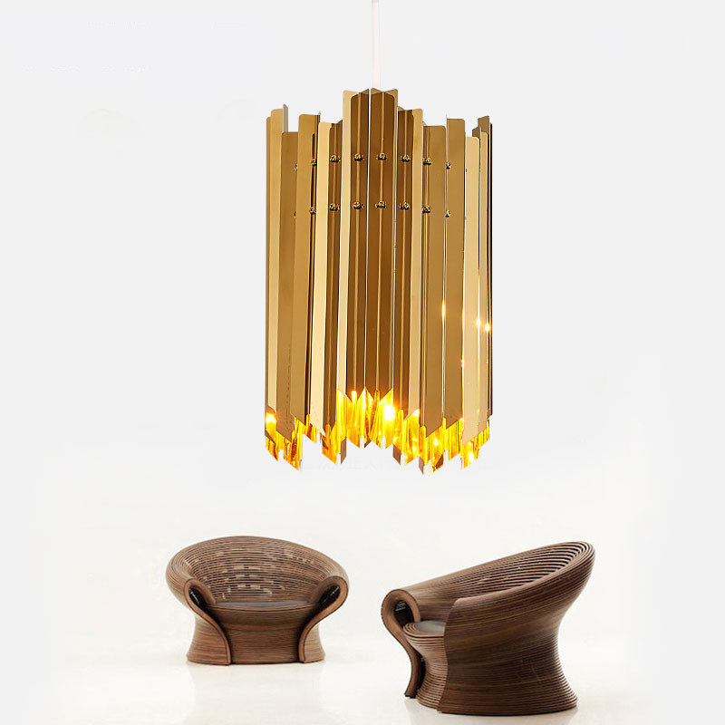 轻奢餐厅吊灯玻璃酒吧台灯具客厅简约现代床头灯卧室吊灯创意个性