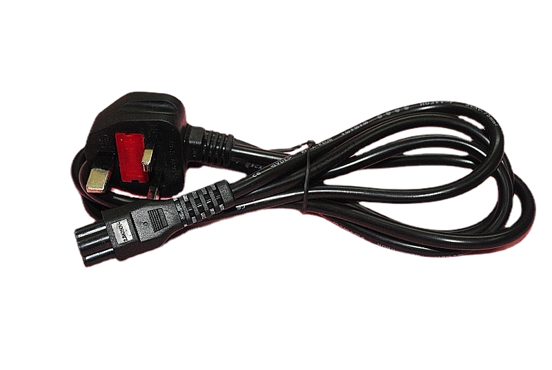 优质1.8米英规电源线 英标插头带保险管3*0.75mm平方梅花形尾接口