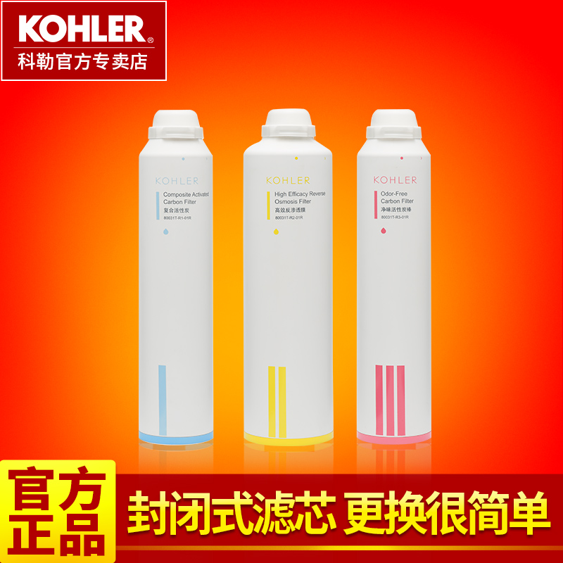 Kohler/科勒凈水器KP040/KPL40/KP050濾芯 凈飲機配件過濾芯
